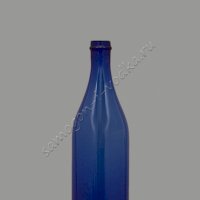 Бутыль "Литр 1л", синее стекло