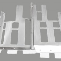 Лопасти мешалки с силиконовыми скребками УПВК-50 v3.0 (для мотора 0,35кВт с редуктором)