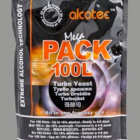 Дрожжи спиртовые активные "ALCOTEC Mega Pack 100L"